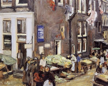 Max Liebermann Painting - jewish quarter in amsterdam 1905 Max Liebermann German Impressionism